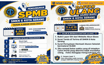 Pendaftaran Ulang Murid Baru SMKN 6 Kota Serang